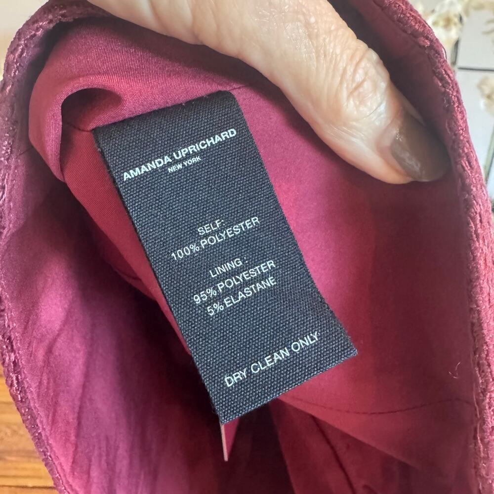 Amanda Uprichard Cerrone Tweed Top Russet XS NWT - Picture 4 of 7